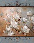 Vivian Flasch Canvas Paintings - Magnolia Splendor
